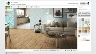 نرم افزار حرفه ای چیدمان کاغذ دیواری و پارکت سان