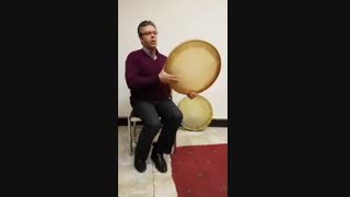 دف نوازی فرهاد بادپا