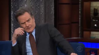 حضور Bryan Cranston در برنامه  Stephen Colbert