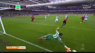 خلاصه بازی منچسترسیتی ۲-۳ منچستریونایتد