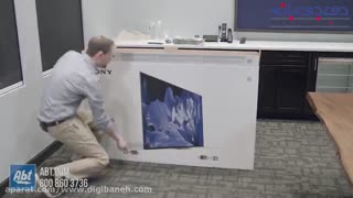 جعبه گشایی تلویزیون سونی A8F