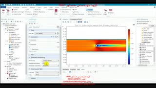 فیلم آموزش جریان حول استوانه با کامسول
