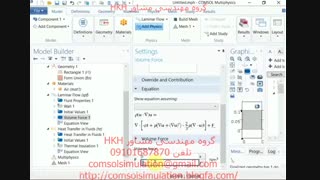 شبیه سازی انتقال حرارت آزاد با نرم افزار کامسول comsol