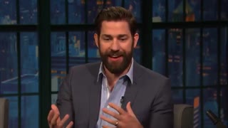 حضور John Krasinski در برنامه Seth Meyers