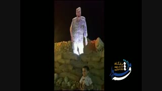 اشتباه گرفتن عکس پدر به جای خود پدر توسط فرزند شهید سعید سامانلو