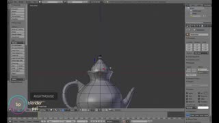 آموزش مقدماتی ساخت قوری در بلندر