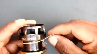 روش بستن نخ ماهیگیری به موتور و چرخ ماهیگیری