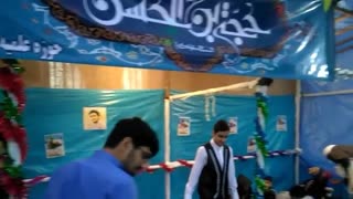 ایستگاه صلواتی حوزه علمیه شهید بهشتی نوشهر در مسجد جامع نوشهر (نیمه شعبان _ اردیبهشت سال ۱۳۹۷)