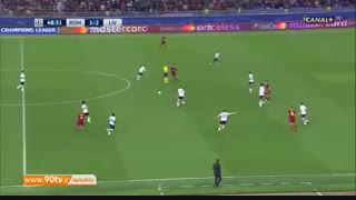 خلاصه لیگ قهرمانان: آ اس رم ۴-۲ لیورپول