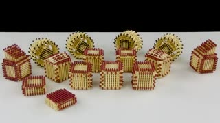 آموزش ساخت کاردستی با چوب کبریت - اتومبیل