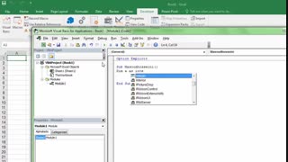 اموزش وی بی ای اکسل - وی بی ای -مسعود حسینی