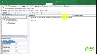 ماکرونویسی در محیط اکسل - برنامه نویسی در اکسل - مسعود حسینی