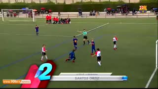 ۵ گل برتر آکادمی بارسلونا در هفته گذشته