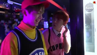 بنگتن بمب " اتاق بازی هیجان انگیز BTS  پارت اول " -  BANGTAN BOMB**BTS' exciting Game room Part 1