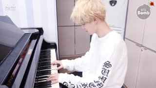 بنگتن بمب "شوکیس سولو پیانو از Jimin عضو BTS"