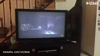 وقتی سگت فیلم ترسناک میبینه_آخر خنده