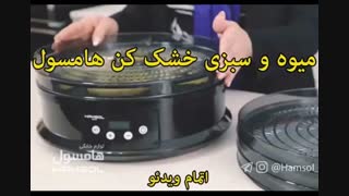 میوه و سبزی خشک کن قدرتمند هامسول - خرید در sinbod.com