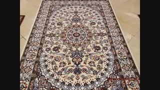 کارخانه فرش ماشینی ساوین- فرش کد 2105 کرم
