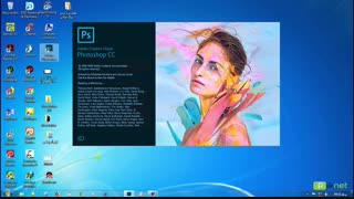 فارسی نویسی در فتوشاپ photoshop cc 2018