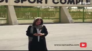 حمایت مهناز افشار از مسابقه خانم گزارشگر