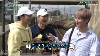 اولین کات از پشت صحنه برنامه "با نردبان اکسو به دنیا سفر کن" ورژن چنبکشی همراه زیرنویس چسبیده