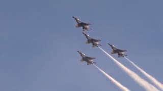 مانور زیبای جنگنده ها