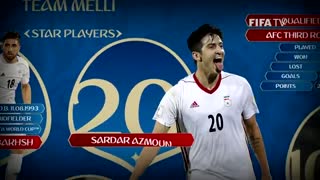 ویدیو رسمی فیفا برای معرفی تیم ملی ایران در جام جهانی