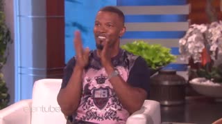 حضور Jamie Foxx  در برنامه Ellen