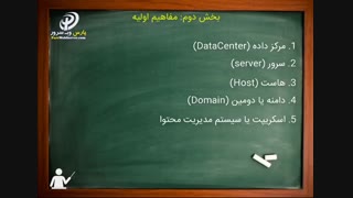آموزش راه اندازی سایت: بخش دوم: مفاهیم اولیه