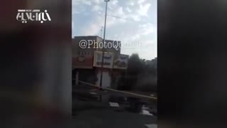 لحظه هولناک فروریختن چند ساختمان در قم