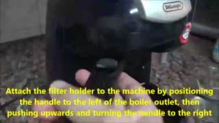 آموزش کار با قهوه ساز دلونگی EC9