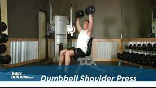 آموزش حرکت سرشانه دمبل