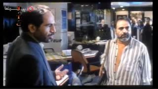 سکانس نخستین رویارویی حاج کاظم با سلحشور فیلم آژانس شیشه ای ۱۳۷۶