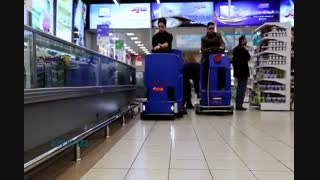 اسکرابر - کف شوی خودرویی  در نظافت فروشگاه ها