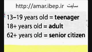 فیلم آموزشی گفتن ways to talk about age سن در زبان انگلیسی