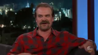 حضور David Harbour در برنامه Jimmy Kimmel