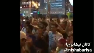 رفتار زشت ایرانی ها مقابل خوابگاه پرتقال