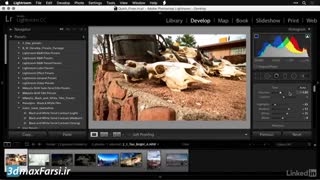 آموزش تصویری افزایش روشنایی و تندی رنگ عکس در لایت روم  photoshop + Lightroom