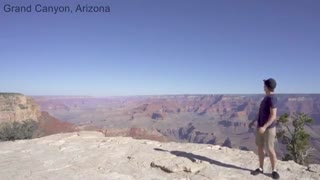 مسافرت از یک طرف آمریکا به طرف دیگر تنها برای گرفتن یک سلفی