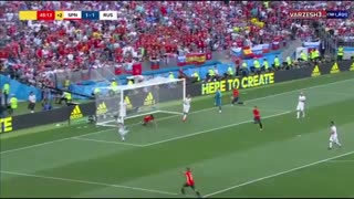 خلاصه بازی اسپانیا 1 - روسیه 1 ( پنالتی 4-3 )  کانال تلگرام ما : NarmafzarPC@