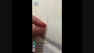 آموزش قالی بافی قسمت چهارم بافت گره ترکی