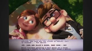 قسمتی از فیلمنامه انیمیشن up