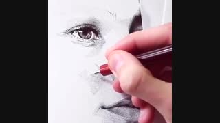 نقاشی حرفه ای فقط با نقطه