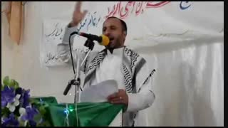جشن میلاد امام رضا ع در شهر بستان /مداح ملا جعفر منابی