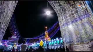 تصاویر متفاوت از بارگاه منور رضوی در شب میلاد امام رضا علیه‌السلام