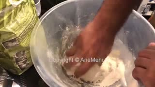 آموزش درست کردن نان لواش خانگی در سه سوت