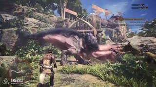 گیم پلی  بازی Monster Hunter World روی رایانه شخصی