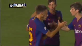 گل زیبای آرتور ملو به تاتنهام ( جام قهرمانان بین المللی )