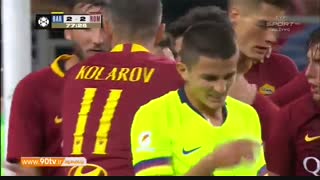 خلاصه چمپیونز کاپ: بارسلونا ۲-۴ آ اس رم