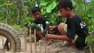 این بچه ها  شجاع و باهوش چه شکاری کردند!!!